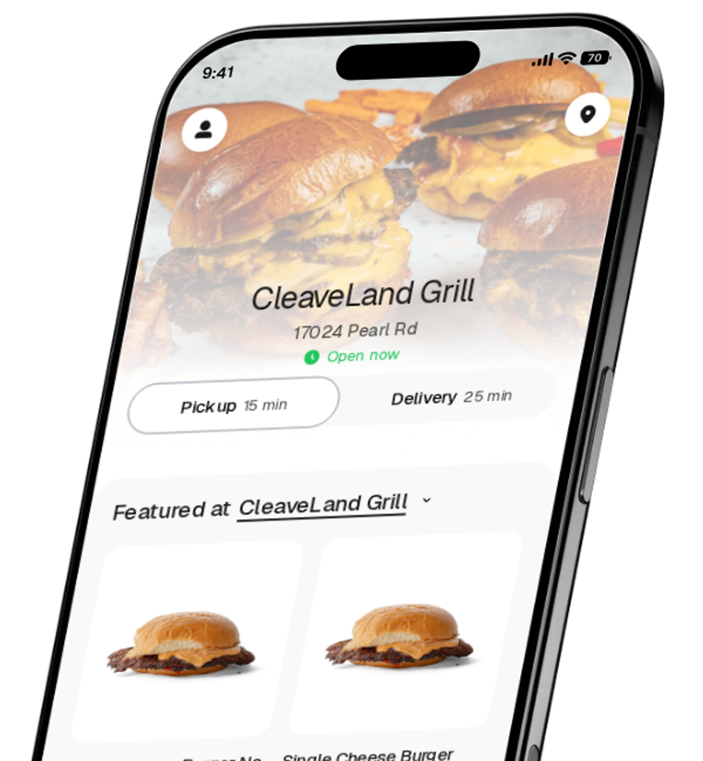 CleaveLand Grill app preview