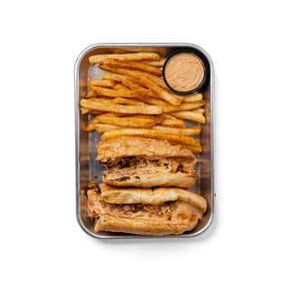 Chopped Cheese with Seasoned Fries